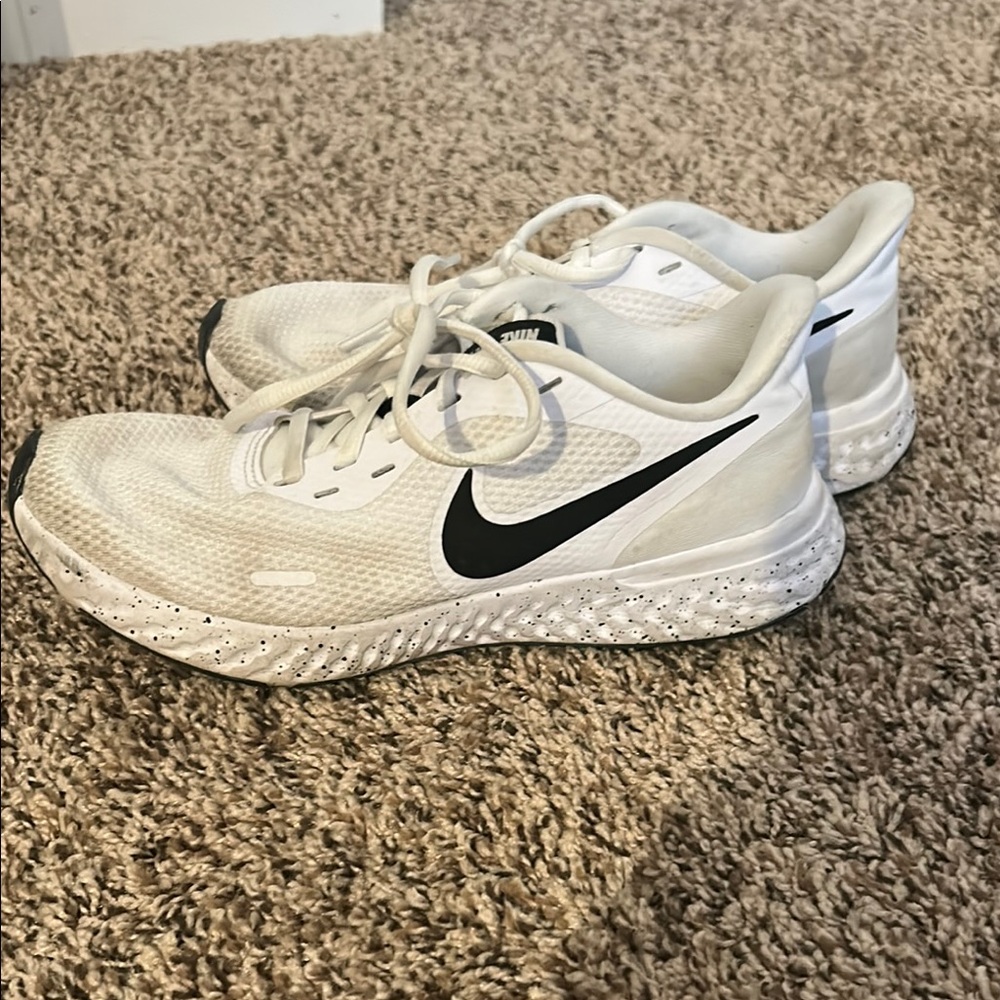 Nike Revolution White Running Shoes